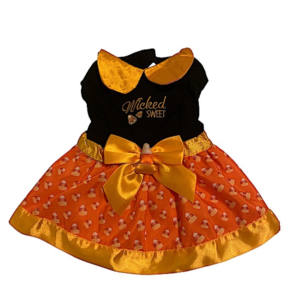 Pre-Owned Halloween Boutique Pet Dog Dress XXS Wicked Sweet. dog,dogcostume